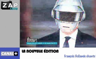 Capture d'écran du zap actu du 16 janvier 2014.