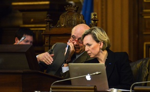 Virginie Calmels avec Alain Juppé au conseil de Bordeaux