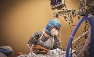 Au service de réanimation de l'hôpital de Grasse.