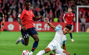 Pépé et Kamara lors de Losc-OM.