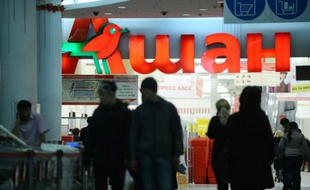 Un magasin Auchan à Moscou, le 22 octobre 2012