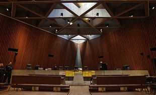 La salle du tribunal, à Lille