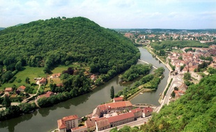 Vue de Besançon de la citadelle.