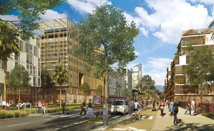 La ligne 3 qui traversera le quartier Nice Méridia (Illustration)