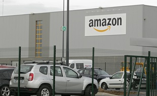 Les entrepôts d'Amazon à Lauwin Planque dans le Nord.