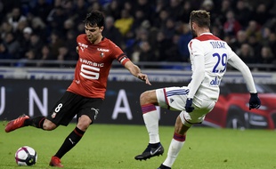 Clément Grenier lors de Lyon-Rennes le 5 décembre 2018.