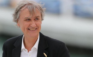Le dessinateur Plantu sur le plateau de Canal+ à Cannes le 19 mai 2014