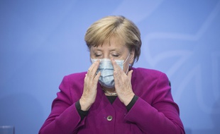 Angela Merkel à Berlin le 14 octobre 2020.