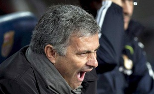 L'entraîneur madrilène José Mourinho, le 29 novembre 2010, à Barcelone.