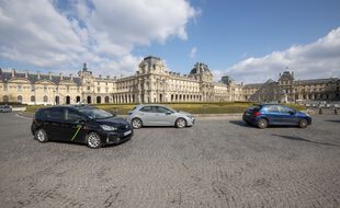 Un taxi G7 à Paris.