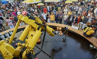 Le Bistromatik était à pied d'œuvre cet été à Douarnenez pour les fêtes maritimes.