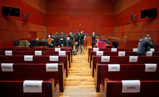 Les assises de Loire-Atlantique où se déroule le procès de Didier Barbot et de sa maîtresse, le 14 janvier 2016 à Nantes