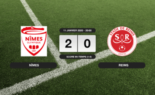 Nîmes - Stade de Reims: Nîmes bat le Stade de Reims 2-0 à domicile
