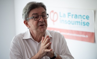 Jean-Luc Mélenchon en conférence de presse à Marseille, le 6 juin 2020.
