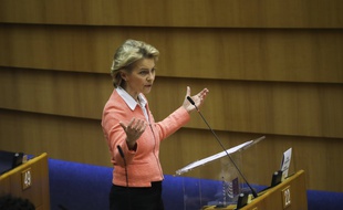 La présidente de la Commission européenne, Ursula von der Leyen.