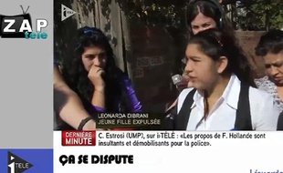 Capture d'écran du zap télé du 21 octobre 2013.