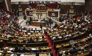 Illustration de l'Assemblée nationale, à Paris