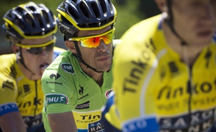 Alberto Contador lors du Dauphiné le 13 juin 2014.