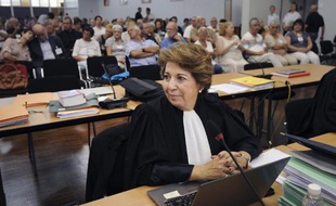 L'ancienne ministre Corinne Lepage à l'ouverture du procès Xynthia, aux Sables-d'Olonne