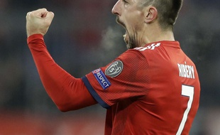 Franck Ribéry, footballeur, le 27 novembre 2018 lors d'une partie du Bayern de Munich