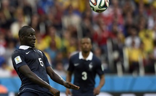 Le défenseur de l'équipe de France Mamadou Sakho, le 15 juin 2014 contre le Honduras.