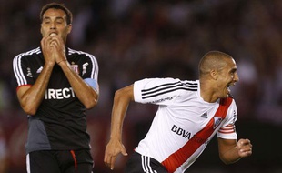 David Trezeguet face à Estudiantes, le 18 février 2013