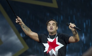 Le chanteur Robbie Williams