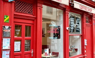 Le restaurant "La table de la cathérale", en plein centre-ville de Strasbourg.