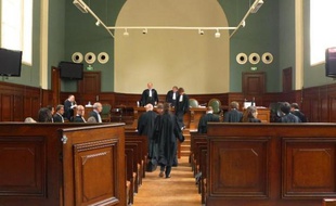Une salle du palais de justice de Bordeaux