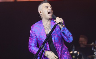 Le chanteur Robbie Williams