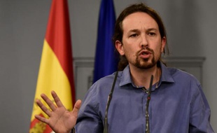 Le chef du parti Podemos, Pablo Iglesias, le 30 octobre 2015, à Madrid