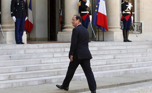 François Hollande, le 26 juillet 2012 à l'Elysée.
