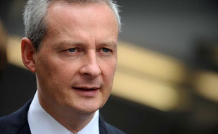Bruno Le Maire au siège de l'UMP, à Paris, le 18 septembre 2012.