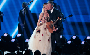 Les heureux mariés Gwen Stefani et Blake Shelton