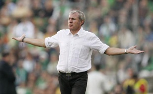 Luis Fernandez lors du match entre le FC Séville et Vigo le 7 janvier 2007.