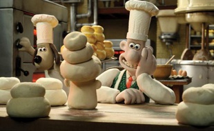 Wallace et Gromit dans le moyen-métrage «A Matter of Loaf and Death»