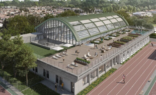 Le projet de piscine Galin, dans le quartier de la Bastide à Bordeaux.