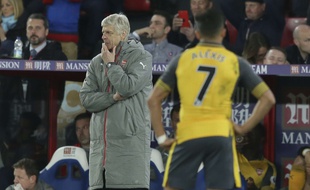 Arsène Wenger et Arsenal ont sombré à Crystal Palace (3-0), le 10 avril 2017.