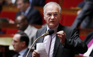 Le président de la commission des Finances de l'Assemblée nationale, Gilles Carrez (UMP), à Paris le 22 janvier 2014