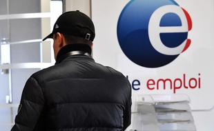 Un homme dans une agence Pôle emploi à Montpellier (illustration)