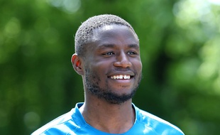 Paul-Georges Ntep, ici lors d'un entraînement avec Wolfsburg en mai 2017.
