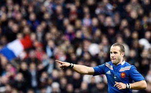 Le joueur du XV de France, Frédéric Michalak, lors de la victoire des Bleus au Stade de France, le 10 novembre 2012 contre l'Australie.