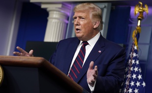 Donald Trump le 4 septembre 2020 à la Maison Blanche.