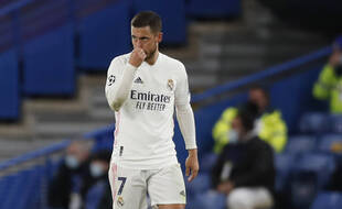 Eden Hazard, fantomatique comme la plupart des joueurs du Real Madrid lors de la demi-finale retour de Ligue des champions sur la pelouse de Chelsea.