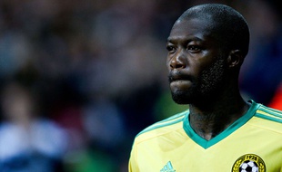 L'attaquant français du Kuban Krasnodar (Russie) Djibril Cissé, lors d'un match de Ligue Europa, le 24 octobre 2013 à Krasnodar