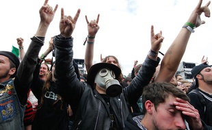 Illustration d'un festival de metal. Ici au Hellfest à Clisson.