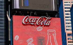 Logo de Coca-Cola (illustration).