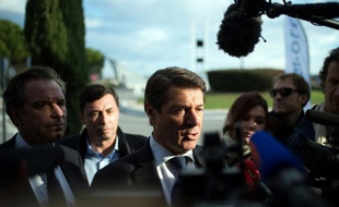 Le chef de file du parti Les Républicains en Paca, Christian Estrosi le 7 décembre 2015 à Vitrolles