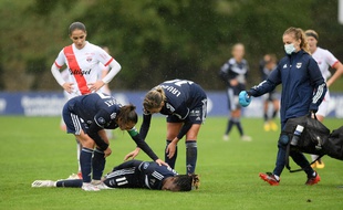 Illustration d'un match des féminines de Guingamp, ici à Bordeaux en octobre 2020.