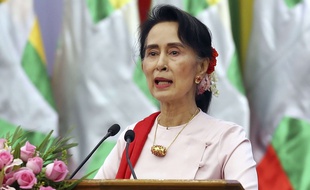 Aung San Suu Kyi.